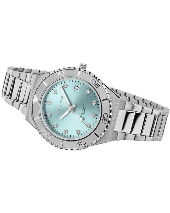 BERING Classic Crystals Silver Stainless Steel Bracelet