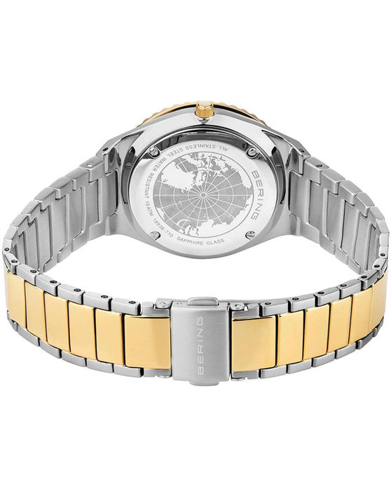 BERING Classic Crystals Two Tone Stainless Steel Bracelet