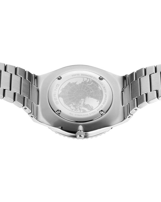 BERING Classic Silver Stainless Steel Bracelet