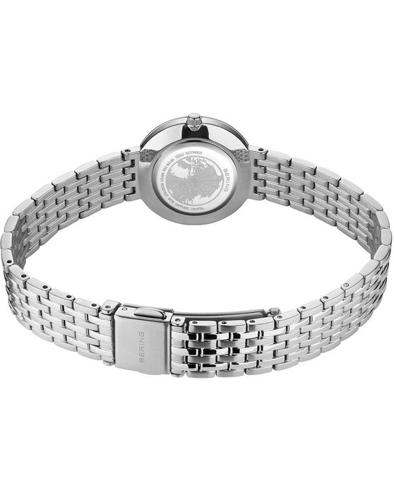 BERING Classic Crystals Silver Stainless Steel Bracelet