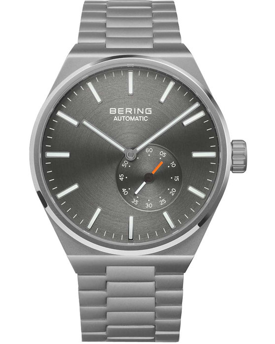 BERING Automatic Grey Stainless Steel Bracelet