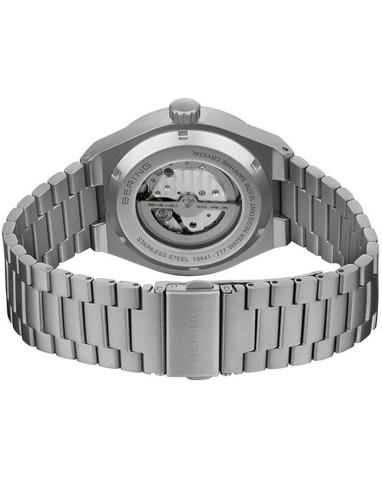 BERING Automatic Grey Stainless Steel Bracelet