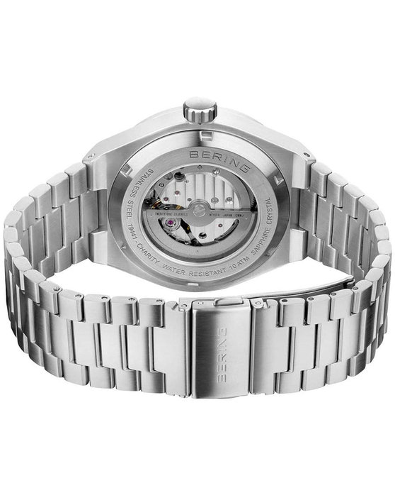 BERING Automatic Silver Stainless Steel Bracelet