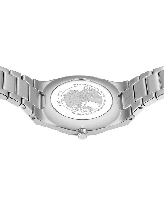 BERING Classic Silver Stainless Steel Bracelet