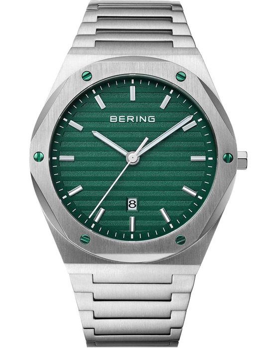 BERING Classic Silver Stainless Steel Bracelet