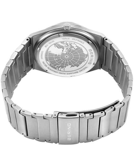 BERING Classic Silver Stainless Steel Bracelet