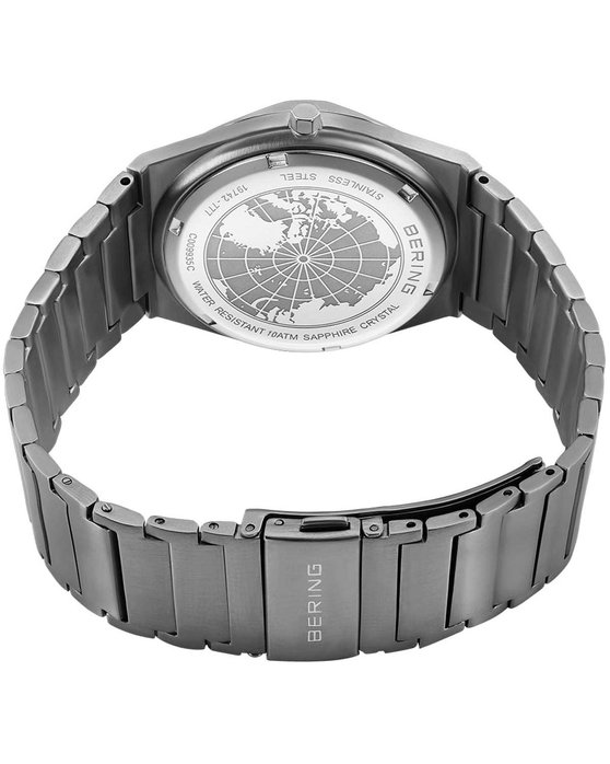 BERING Classic Grey Stainless Steel Bracelet