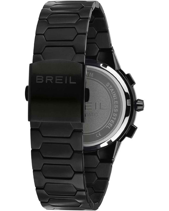 BREIL New One Chronograph Black Stainless Steel Bracelet