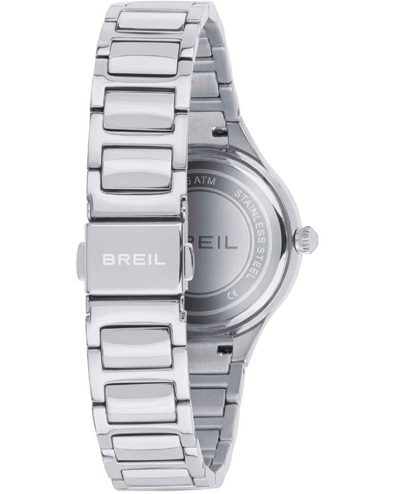 BREIL Sheer Crystals Silver Stainless Steel Bracelet