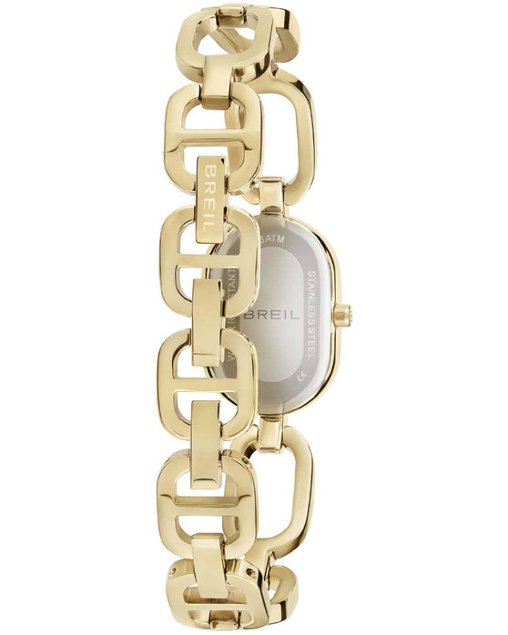 BREIL Shake Shake Crystals Gold Stainless Steel Bracelet