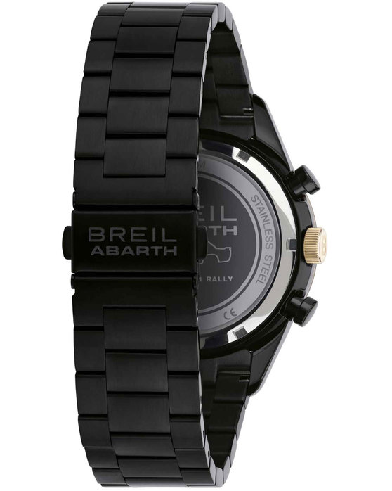 BREIL Abarth Chronograph Black Stainless Steel Bracelet Special Edition