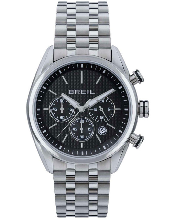 BREIL Line Up Chronograph Silver Stainless Steel Bracelet