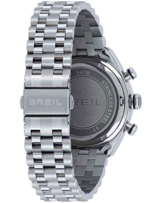 BREIL Line Up Chronograph Silver Stainless Steel Bracelet