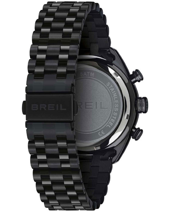 BREIL Line Up Chronograph Black Stainless Steel Bracelet