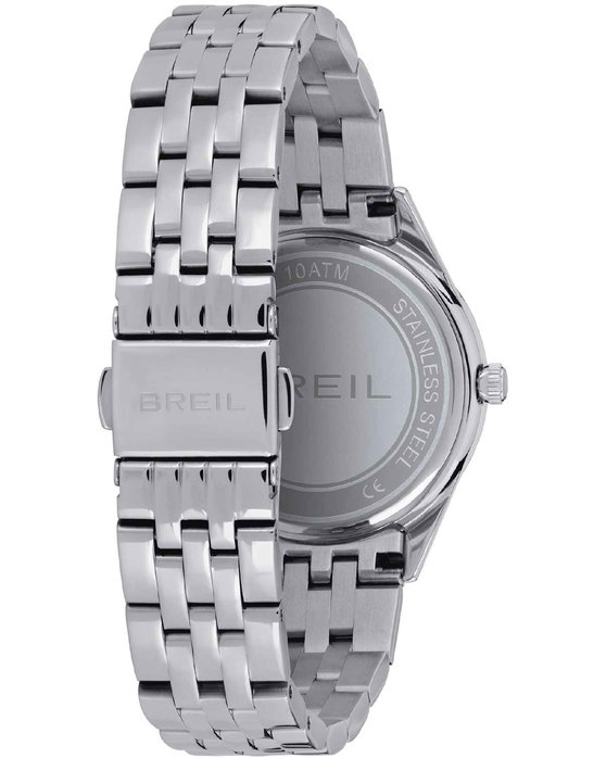 BREIL Stand Out Crystals Silver Stainless Steel Bracelet