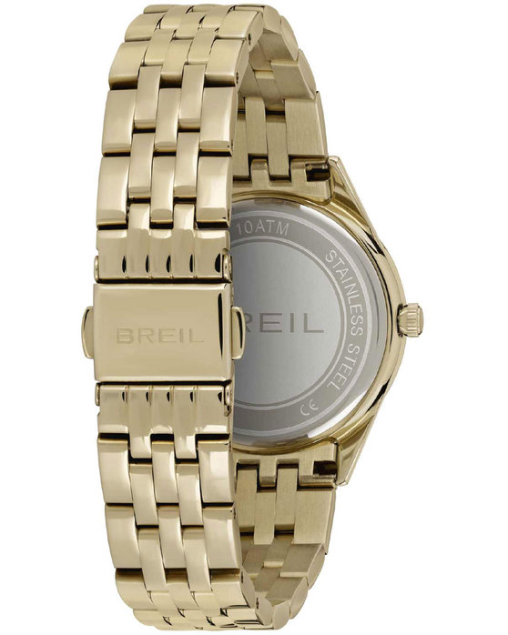 BREIL Stand Out Crystals Gold Stainless Steel Bracelet