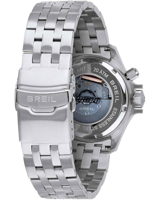 BREIL Manta P.R.O. Hybrid Automatic Silver Stainless Steel Bracelet