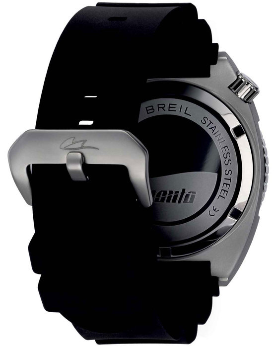 BREIL Manta Seeker Black Synthetic Strap