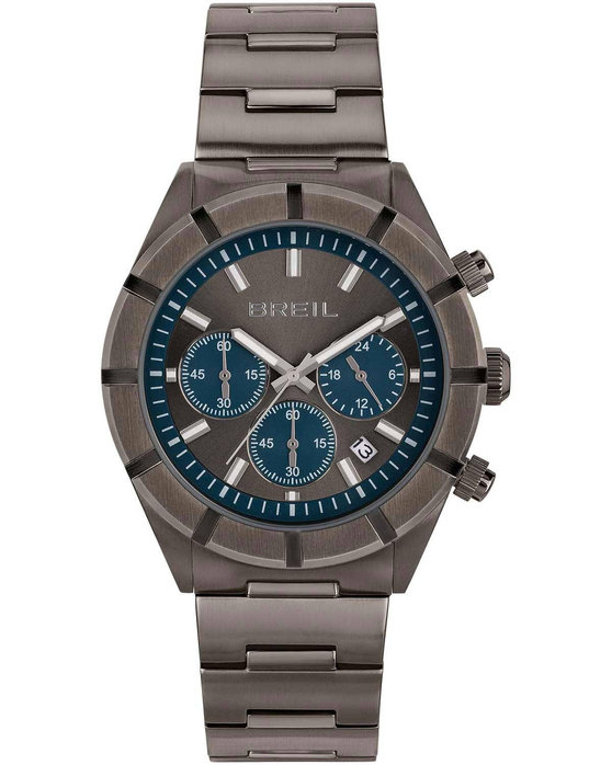 BREIL B 12 H Chronograph Grey Stainless Steel Bracelet