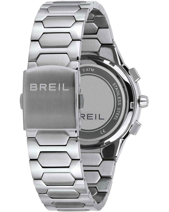 BREIL New One Chronograph Silver Stainless Steel Bracelet