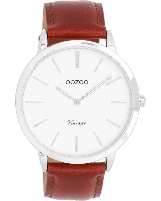 OOZOO Vintage Brown Leather Strap