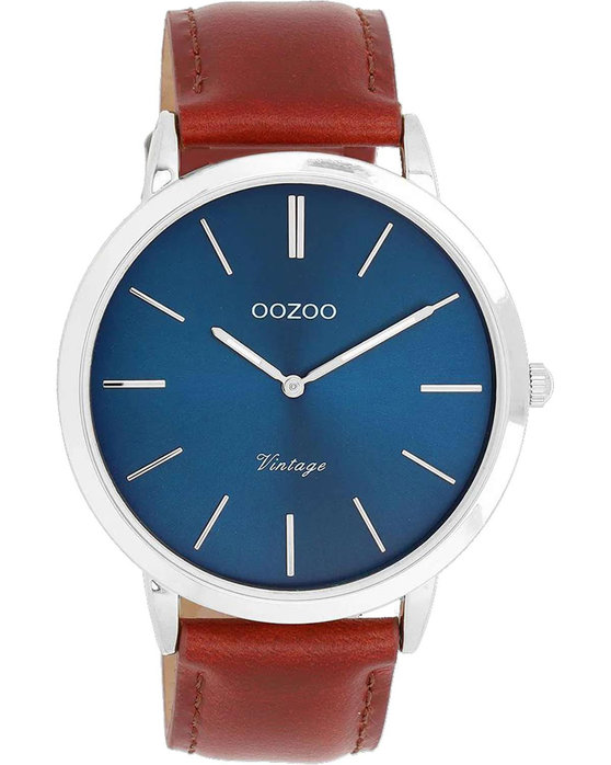 OOZOO Vintage Brown Leather Strap