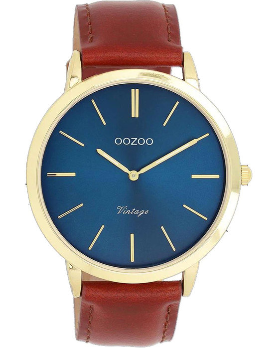 OOZOO Vintage Brown Leather Strap