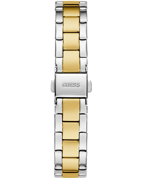 GUESS Mini Luna Crystals Two Tone Stainless Steel Bracelet