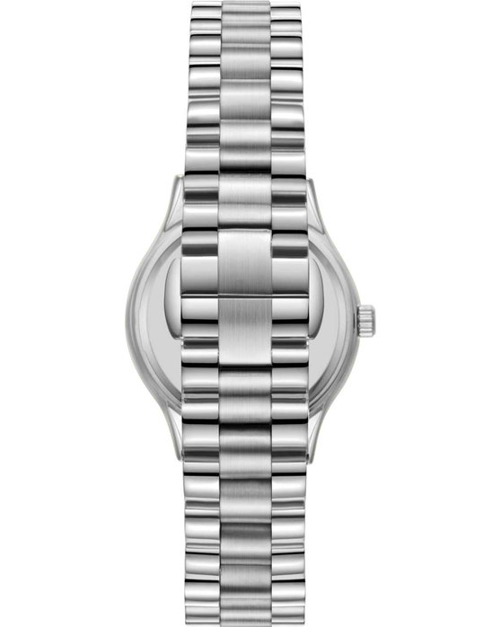 BEVERLY HILLS POLO CLUB Crystals Silver Stainless Steel Bracelet