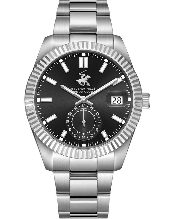 BEVERLY HILLS POLO CLUB Silver Stainless Steel Bracelet