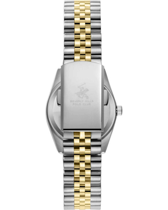 BEVERLY HILLS POLO CLUB Crystals Two Tone Stainless Steel Bracelet