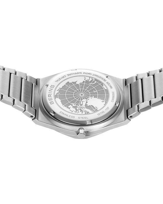 BERING Classic Silver Stainless Steel Bracelet