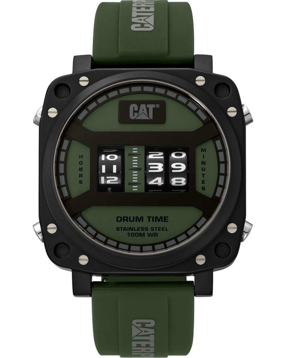 CATERPILLAR Drum Green Silicone Strap