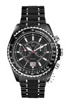 GUESS Collection Gents Black Stainless Steel Chronograph