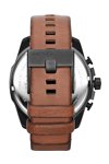 DIESEL Mega Chief Men's Chrono Brown Leather Strap