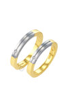 Wedding rings from 18ct Gold and Diamonds by FaCaDoro