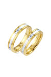 Wedding rings from 18ct Gold and Diamonds by FaCaDoro