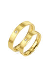 Wedding rings from 18ct Gold and Diamonds by FaCaDoro