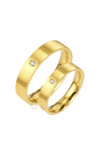 Wedding rings from 18ct Gold and Diamonds by FaCaDoro