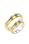 Wedding rings from 14ct Gold with Diamond