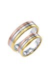 Wedding rings from 14ct Gold and Whitegold