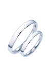 Wedding rings from 14ct whitegold and Diamond