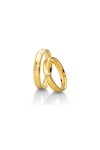 Wedding rings in 14ct Gold with Diamond Breuning