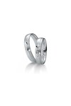 Wedding rings from 14ct Whitegold with Diamonds Breuning