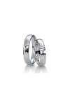 Wedding rings from 14ct Whitegold with Diamond Breuning