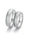 Wedding rings from 14ct Whitegold with Diamonds Breuning