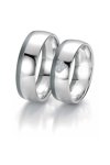 Wedding rings from 14ct Whitegold with Diamonds Breuning