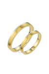 Wedding rings 14ct Gold and Whitegold