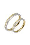 Wedding rings 14ct Gold and Whitegold