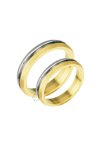 Wedding rings 14ct Gold and Whitegold